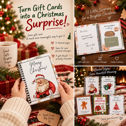 🎄 LAST DAY! Christmas Early Bird Sale — BUY 5 GET 4 FREE | Christmas Gift Card Book 🎁