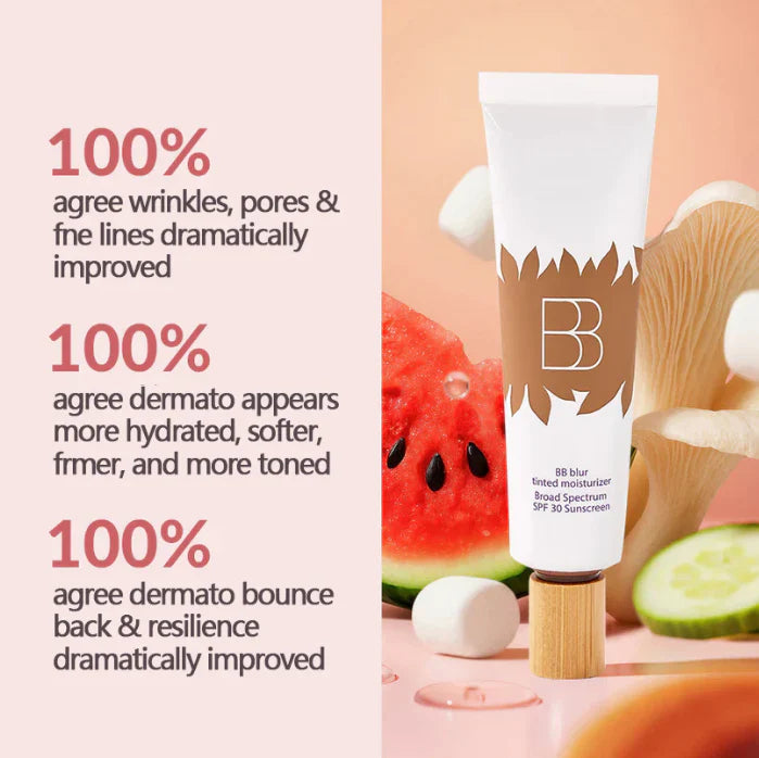 Seurico:✨BB blur tinted moisturizer SPF 30+ - instantly brightens, hydrates & smooths your skin