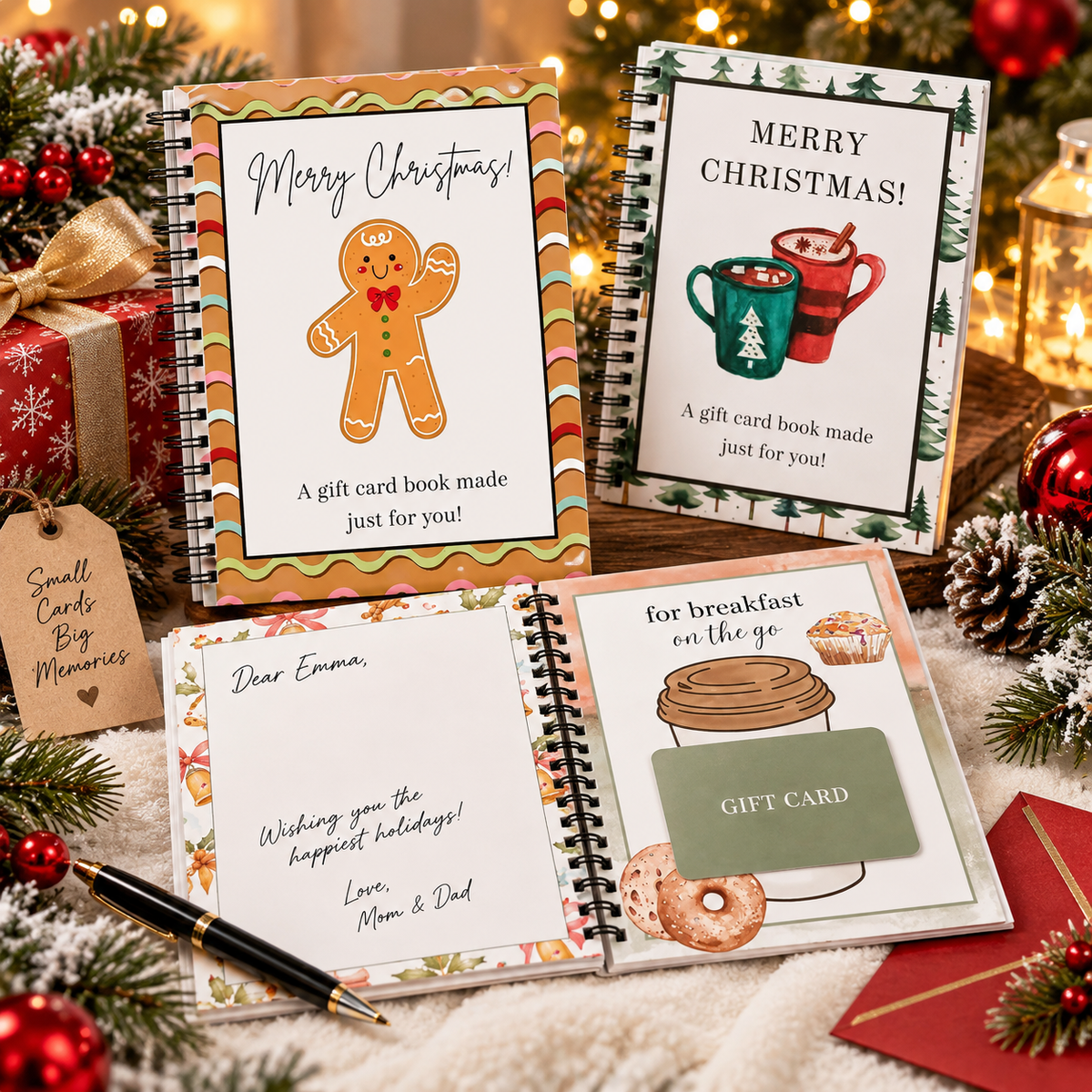🎄 LAST DAY! Christmas Early Bird Sale — BUY 5 GET 4 FREE | Christmas Gift Card Book 🎁