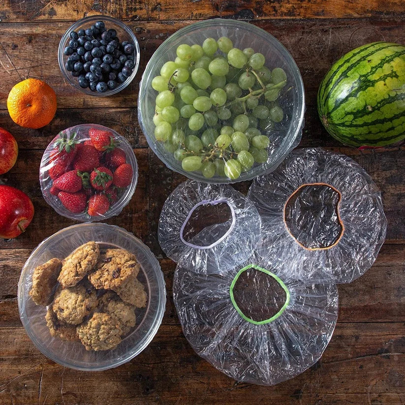 🔥 LAST DAY—BUY 3 GET 2 FREE JUST $6.998 PER 100 PCS 🔥 Reusable Elastic Food Covers
