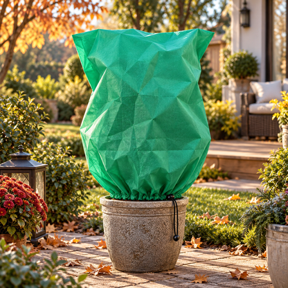 🔥 LAST DAY — BUY 3 GET 2 FREE & UP TO 70% OFF 🔥 Plant Frost Protection Cover – Breathable Drawstring Winter Plant Protector