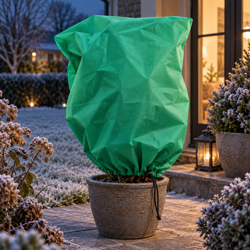 🔥 LAST DAY — BUY 3 GET 2 FREE & UP TO 70% OFF 🔥 Plant Frost Protection Cover – Breathable Drawstring Winter Plant Protector