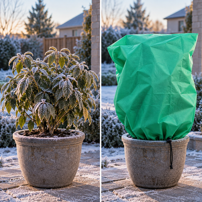 🔥 LAST DAY — BUY 3 GET 2 FREE & UP TO 70% OFF 🔥 Plant Frost Protection Cover – Breathable Drawstring Winter Plant Protector