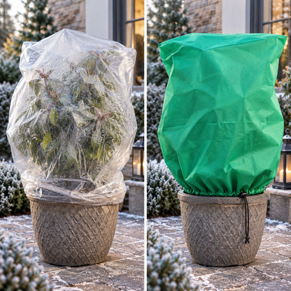 🔥 LAST DAY — BUY 3 GET 2 FREE & UP TO 70% OFF 🔥 Plant Frost Protection Cover – Breathable Drawstring Winter Plant Protector