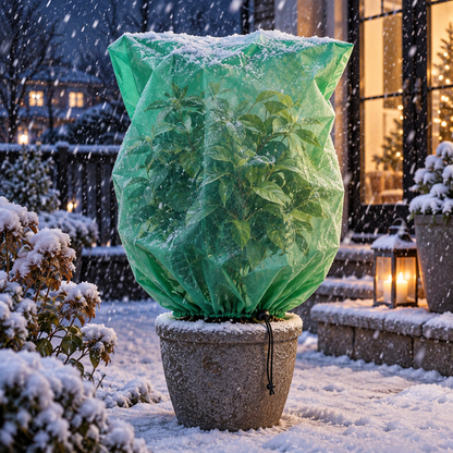 🔥 LAST DAY — BUY 3 GET 2 FREE & UP TO 70% OFF 🔥 Plant Frost Protection Cover – Breathable Drawstring Winter Plant Protector
