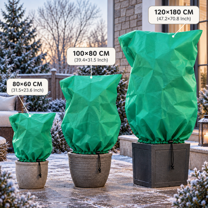 🔥 LAST DAY — BUY 3 GET 2 FREE & UP TO 70% OFF 🔥 Plant Frost Protection Cover – Breathable Drawstring Winter Plant Protector