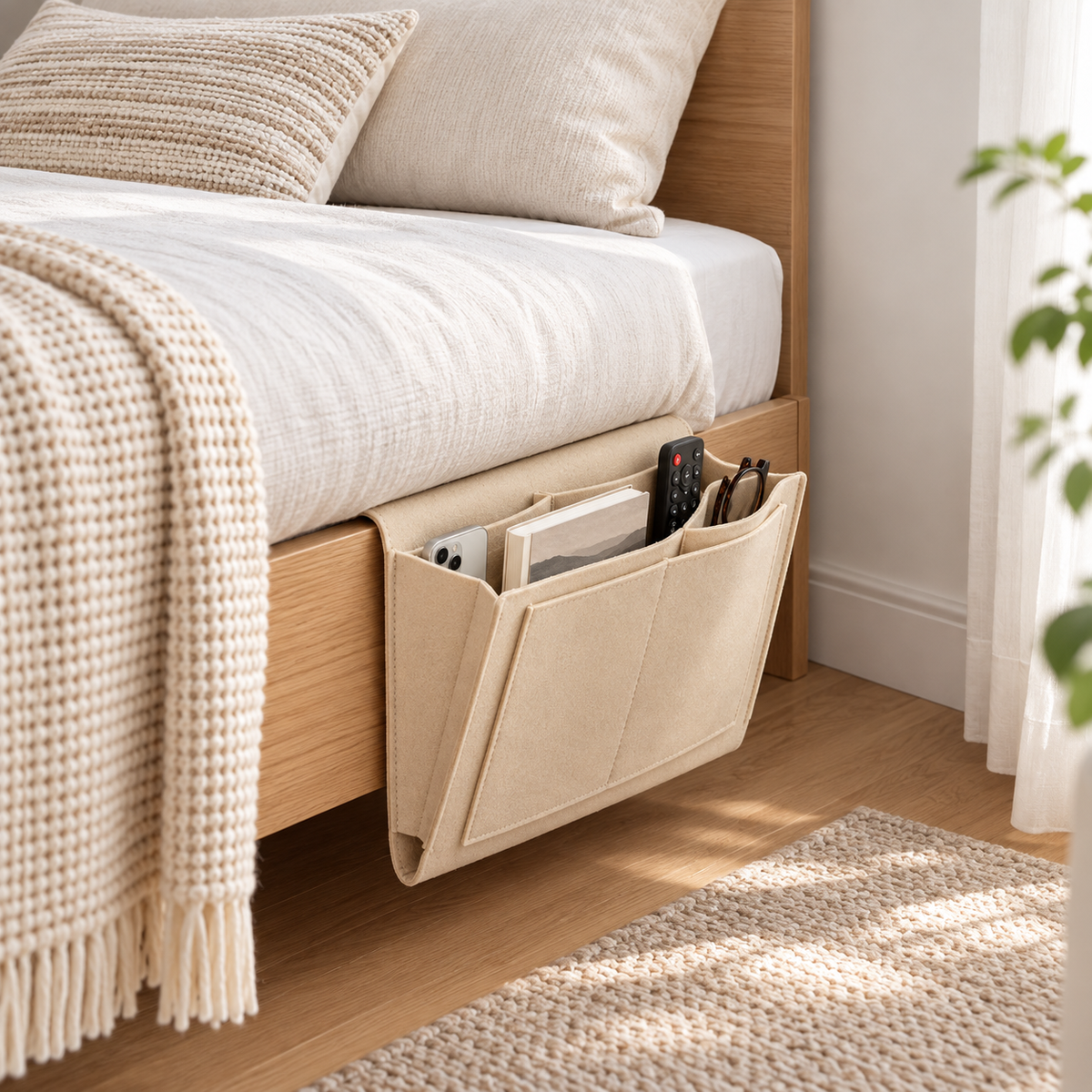 🔥Last Day Sale🔥 Buy 2 Get 1 Free $12.99 Each Bedside Storage Caddy