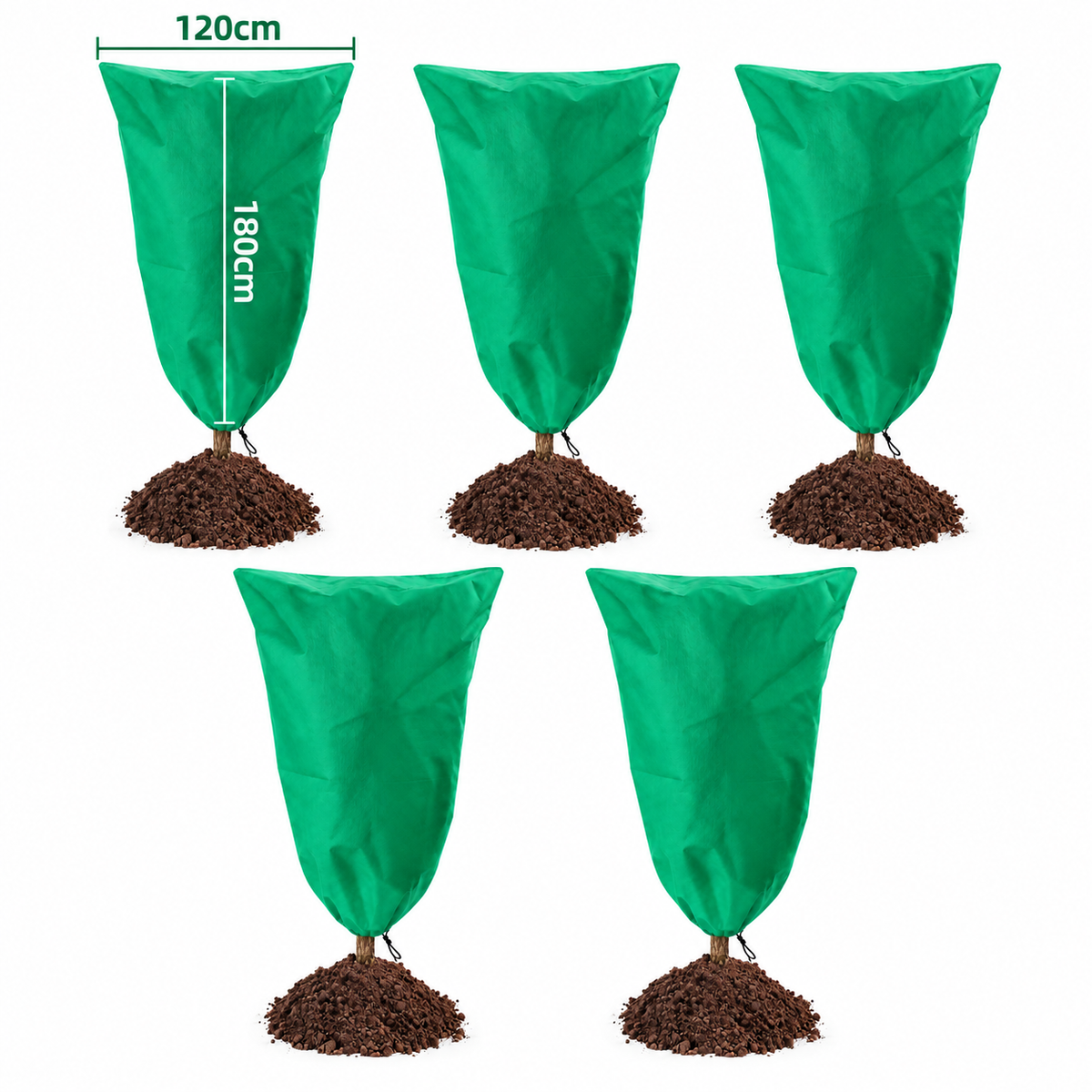 🔥 LAST DAY — BUY 3 GET 2 FREE & UP TO 70% OFF 🔥 Plant Frost Protection Cover – Breathable Drawstring Winter Plant Protector