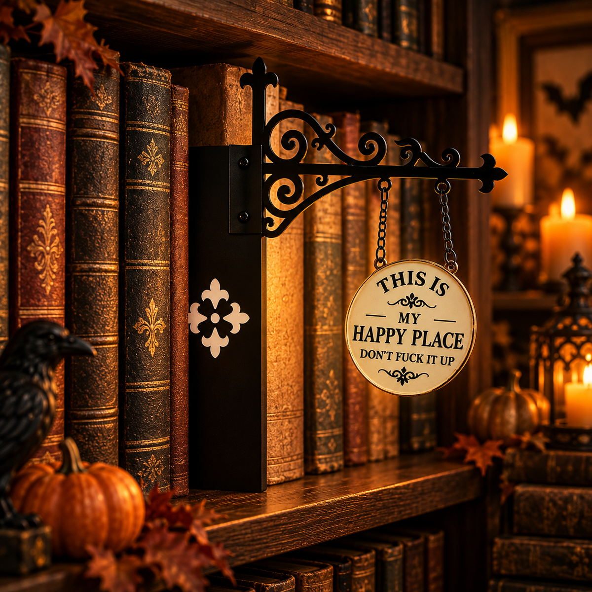 🎃 LAST DAY! Halloween Sale — BUY 2 GET 1 FREE | Vintage Bookshelf Lantern 👻