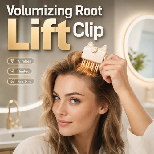 🔥 LAST DAY—70%OFF 🔥 Heated Root Lifting Clip – Fast Root Volume, 2 Heat Settings & Cordless Touch-Ups 💇‍♀️✨