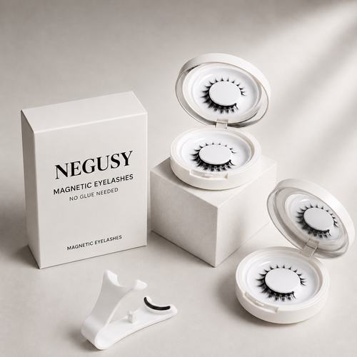Ciglia finte magnetiche NEGUSY™ senza colla