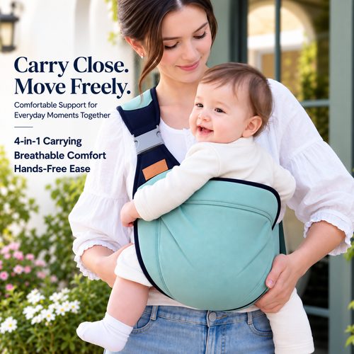 🔥 LAST DAY — BUY 3 & SAVE 70% — JUST $13.33 EACH 🔥 4-in-1 Breathable Baby Carrier for Everyday Comfort