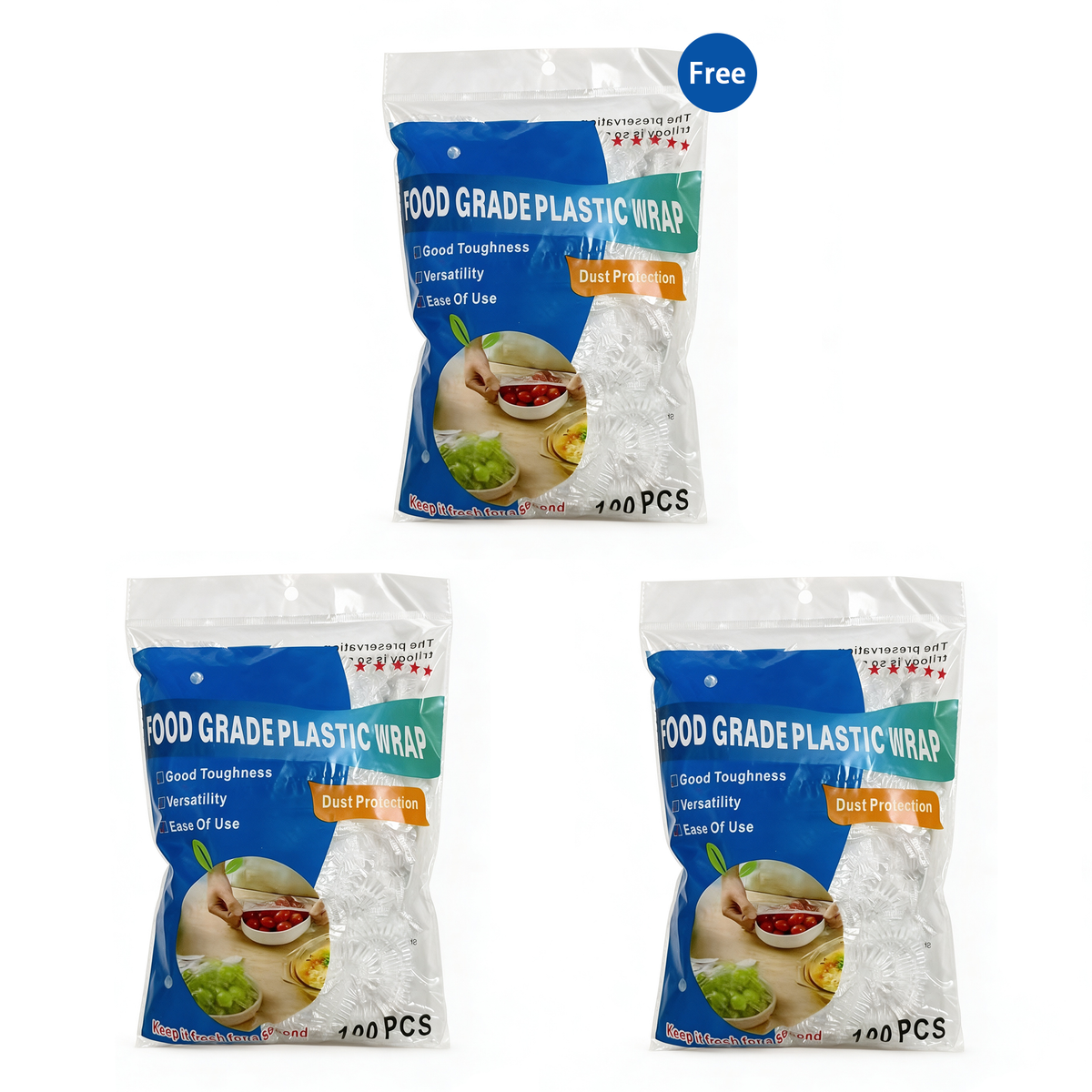 🔥 LAST DAY—BUY 3 GET 2 FREE JUST $6.998 PER 100 PCS 🔥 Reusable Elastic Food Covers