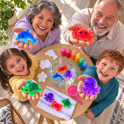 🔥 LAST DAY — UP TO 70% OFF 🔥Magic Water Squishies – DIY 3D Creature-Making Kit | 3+ Years