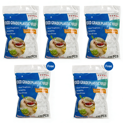🔥 LAST DAY—BUY 3 GET 2 FREE JUST $6.998 PER 100 PCS 🔥 Reusable Elastic Food Covers