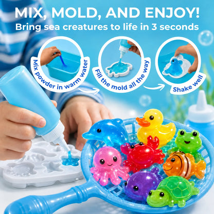 🔥 LAST DAY — UP TO 70% OFF 🔥Magic Water Squishies – DIY 3D Creature-Making Kit | 3+ Years