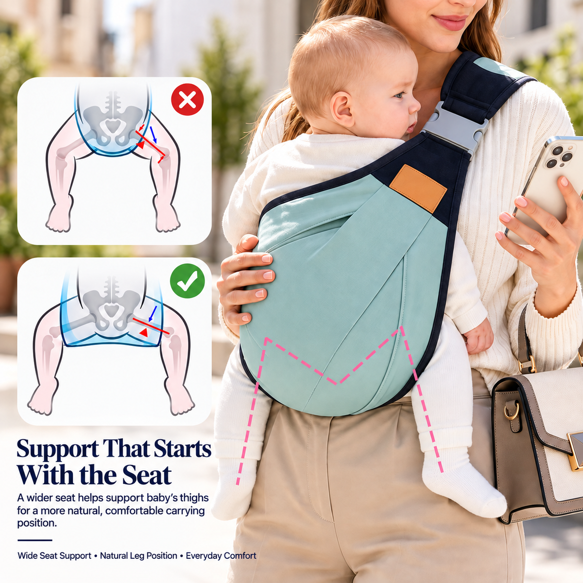 🔥 LAST DAY — BUY 3 & SAVE 70% — JUST $13.33 EACH 🔥 4-in-1 Breathable Baby Carrier for Everyday Comfort