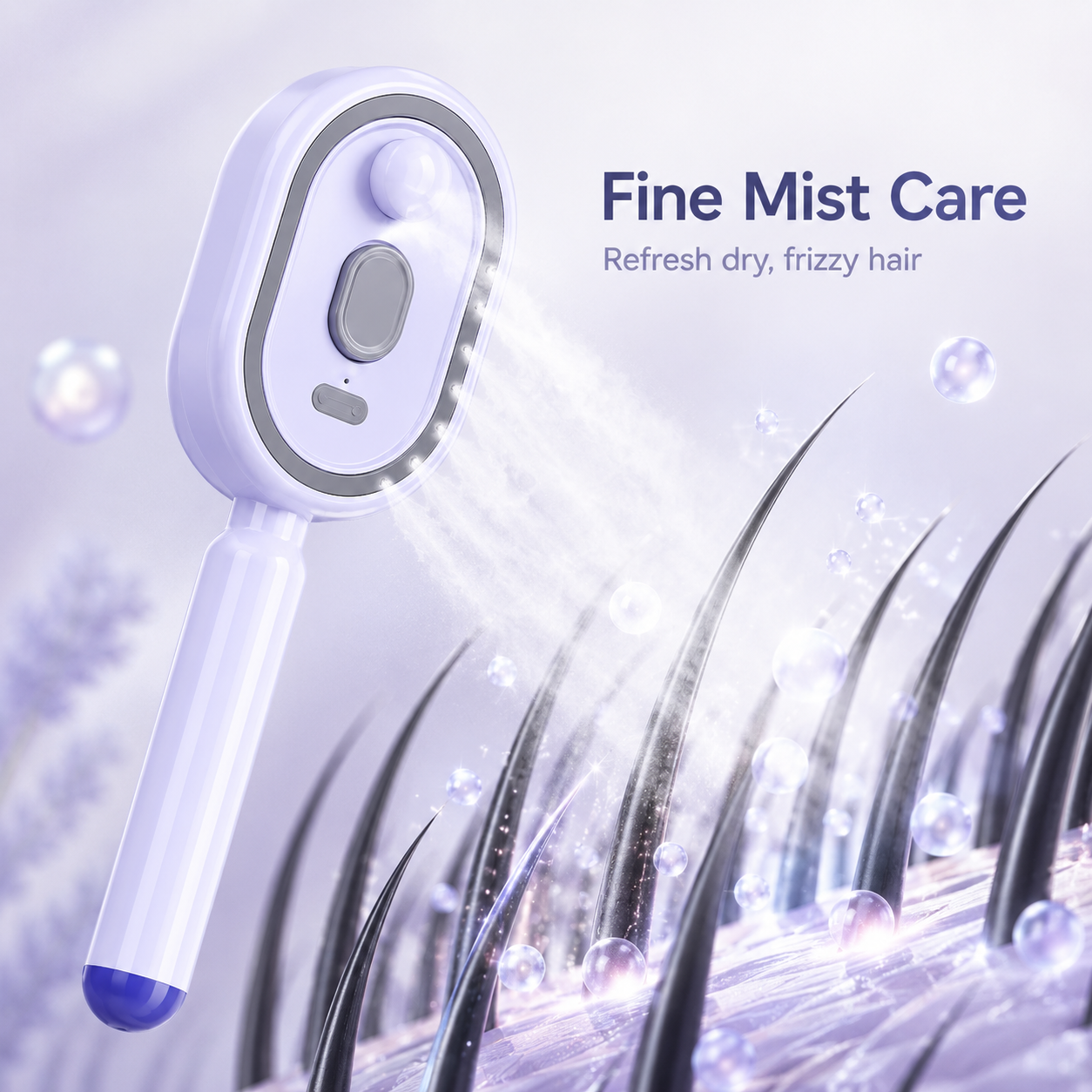 50% OFF 🎁LAST DAY SSALE! Electric Mist-Spraying Massage Cushion Brush