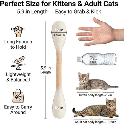 LAST DAY BUY 1 = 6 Pcs🎁 Cotton Swabs Cat Toys with Catnip🐱✨