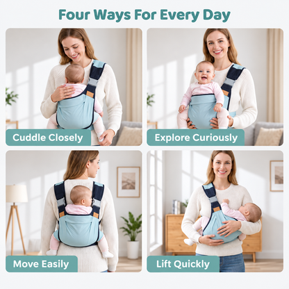 🔥 LAST DAY — BUY 3 & SAVE 70% — JUST $13.33 EACH 🔥 4-in-1 Breathable Baby Carrier for Everyday Comfort