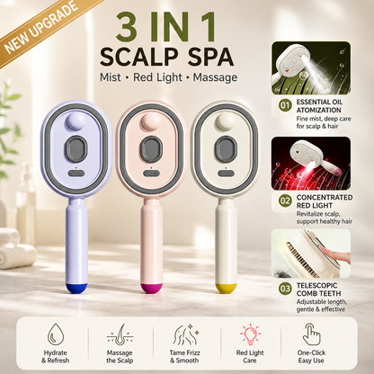 50% OFF 🎁LAST DAY SSALE! Electric Mist-Spraying Massage Cushion Brush