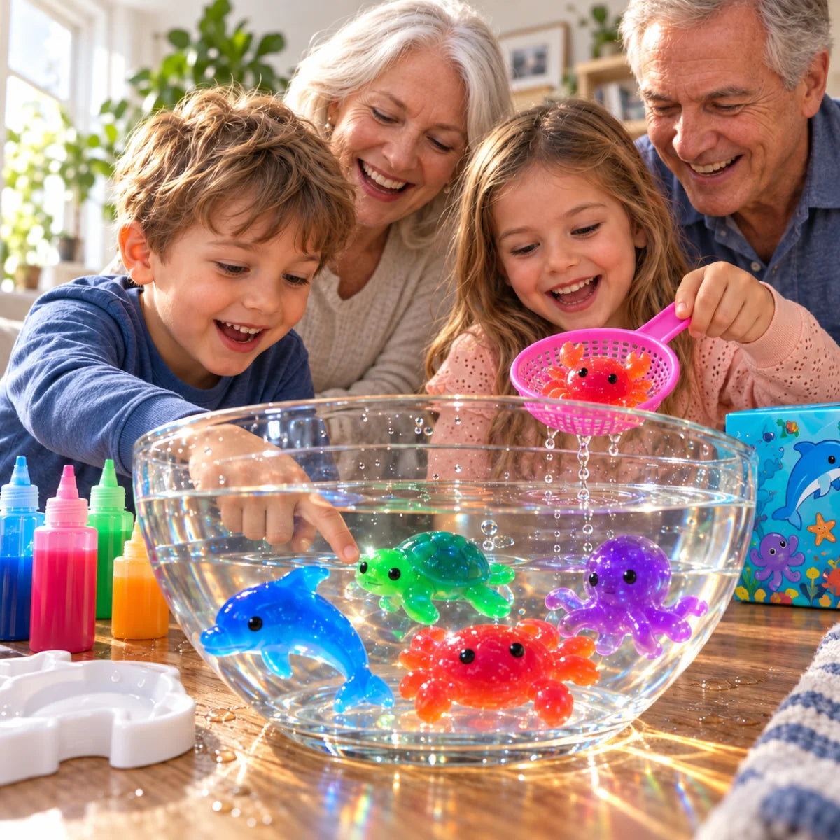 🔥 LAST DAY — UP TO 70% OFF 🔥Magic Water Squishies – DIY 3D Creature-Making Kit | 3+ Years