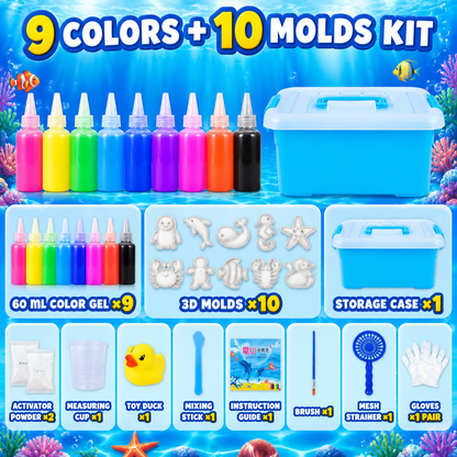 🔥 LAST DAY — UP TO 70% OFF 🔥Magic Water Squishies – DIY 3D Creature-Making Kit | 3+ Years