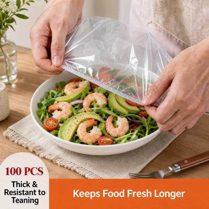 🔥 LAST DAY—BUY 3 GET 2 FREE JUST $6.998 PER 100 PCS 🔥 Reusable Elastic Food Covers