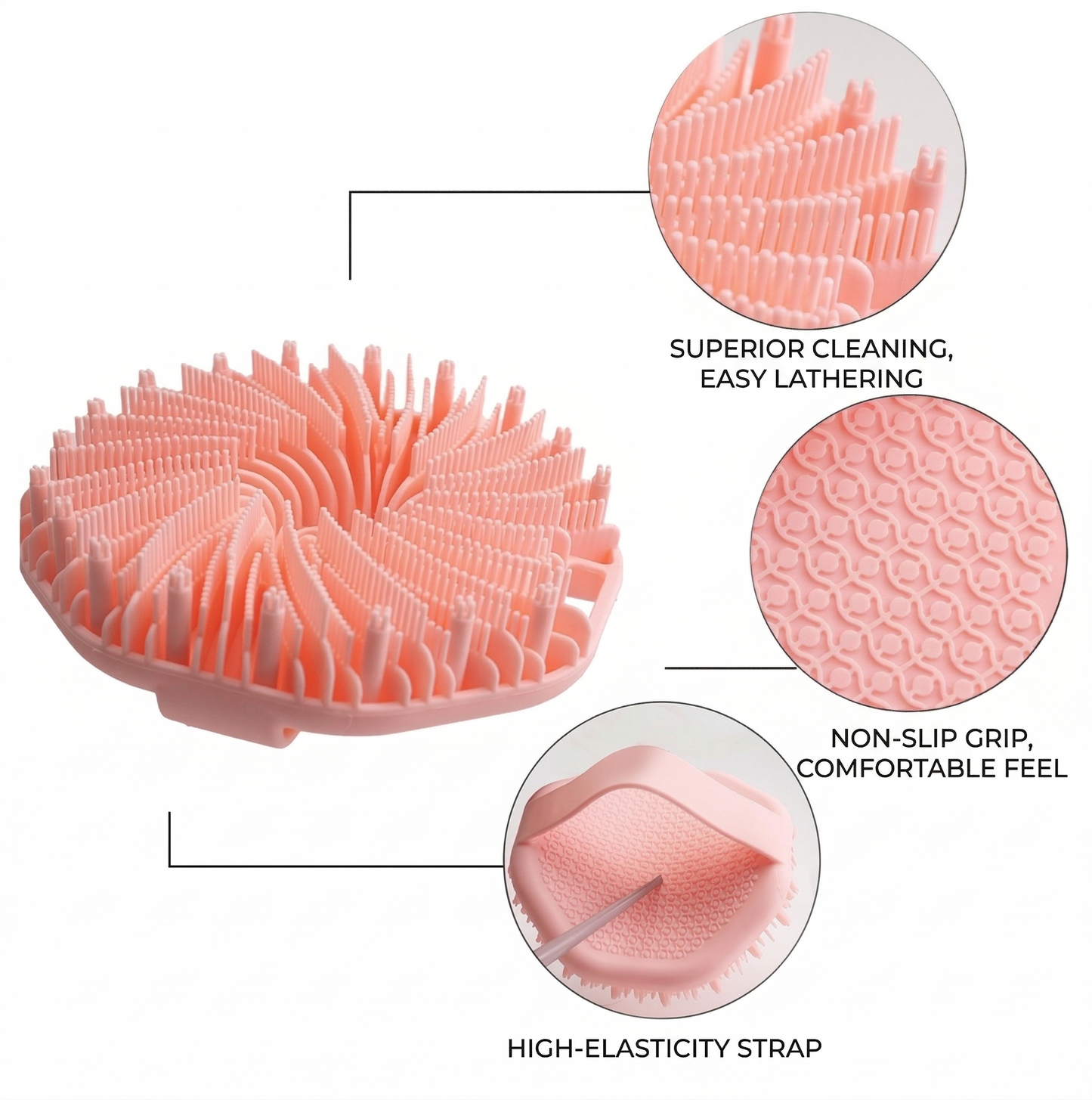 🔥Last Day Buy 1 Get 1 Free 🔥🛁 The Ultimate Glow-Up: Premium Silicone Body & Scalp Scrubber 🎁