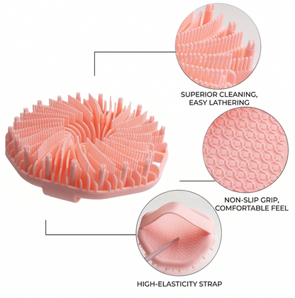 🔥Last Day Buy 1 Get 1 Free 🔥🛁 The Ultimate Glow-Up: Premium Silicone Body & Scalp Scrubber 🎁
