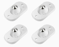 White steel beads