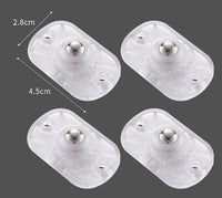 Transparent steel beads