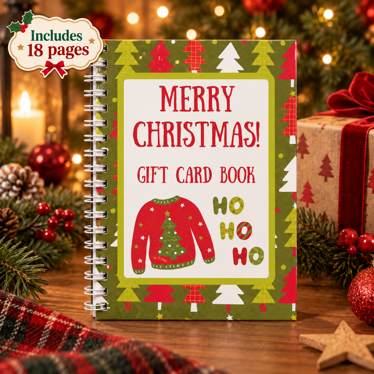 🎄 LAST DAY! Christmas Early Bird Sale — BUY 5 GET 4 FREE | Christmas Gift Card Book 🎁