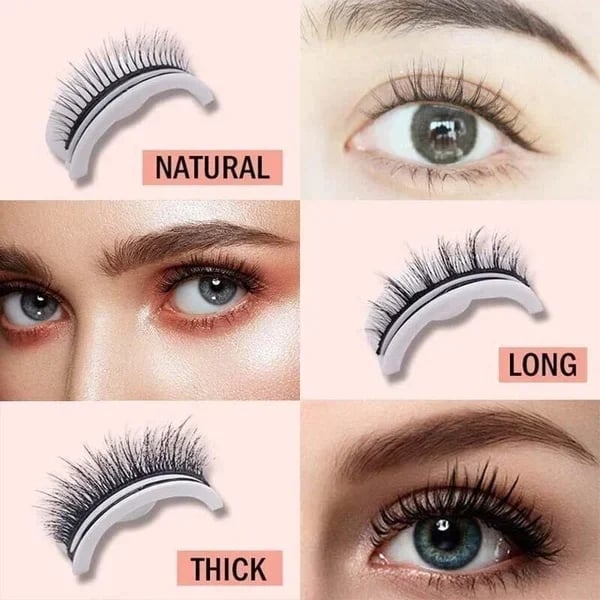 🔥Last Day 40% OFF🔥-Reusable Self Adhesive Eyelashes（Buy 1 Get 1 Free）