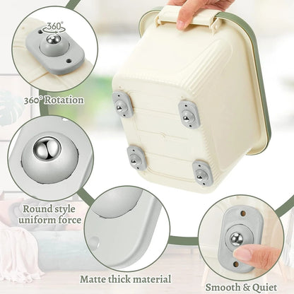 Buy 2 Get 1 Free l Boreless universal wheels🛼✨ Maximum load capacity: 20 pounds "360° Rotation"