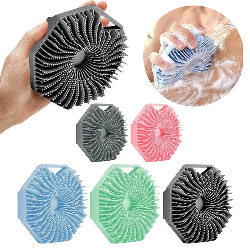 🔥Last Day Buy 1 Get 1 Free 🔥🛁 The Ultimate Glow-Up: Premium Silicone Body & Scalp Scrubber 🎁