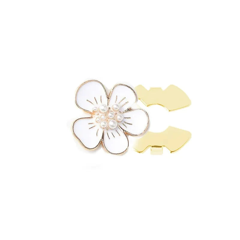LAST DAY50% OFFSALE!% 🌸Flower Button Covers | No-Sew Shirt Accessories🏵️