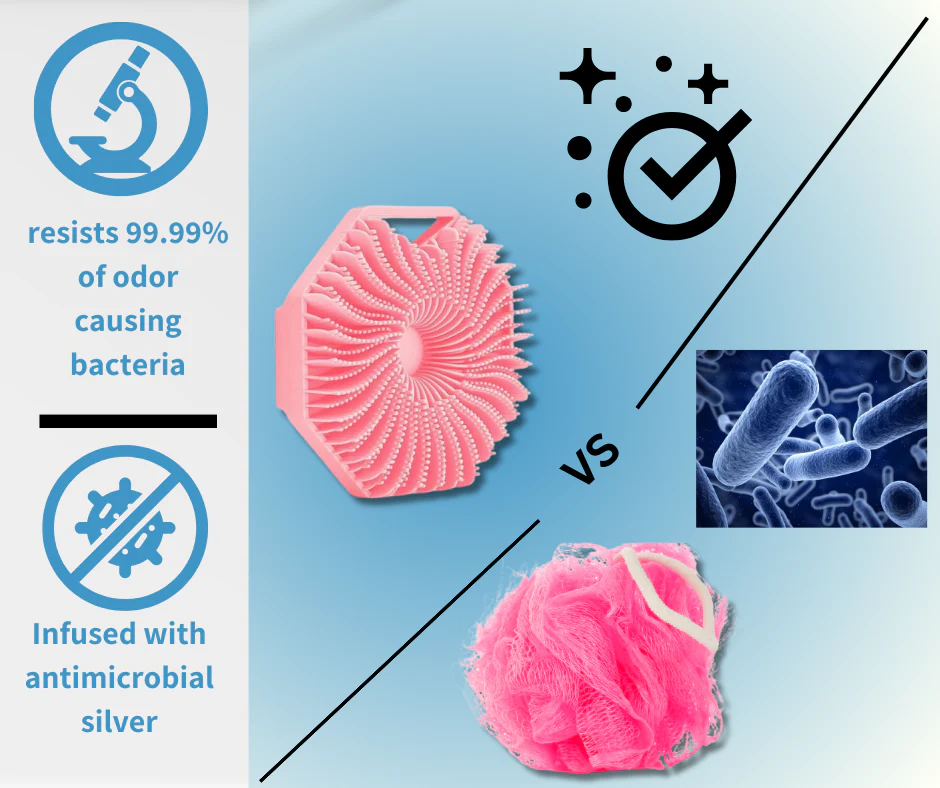 🔥Last Day Buy 1 Get 1 Free 🔥🛁 The Ultimate Glow-Up: Premium Silicone Body & Scalp Scrubber 🎁